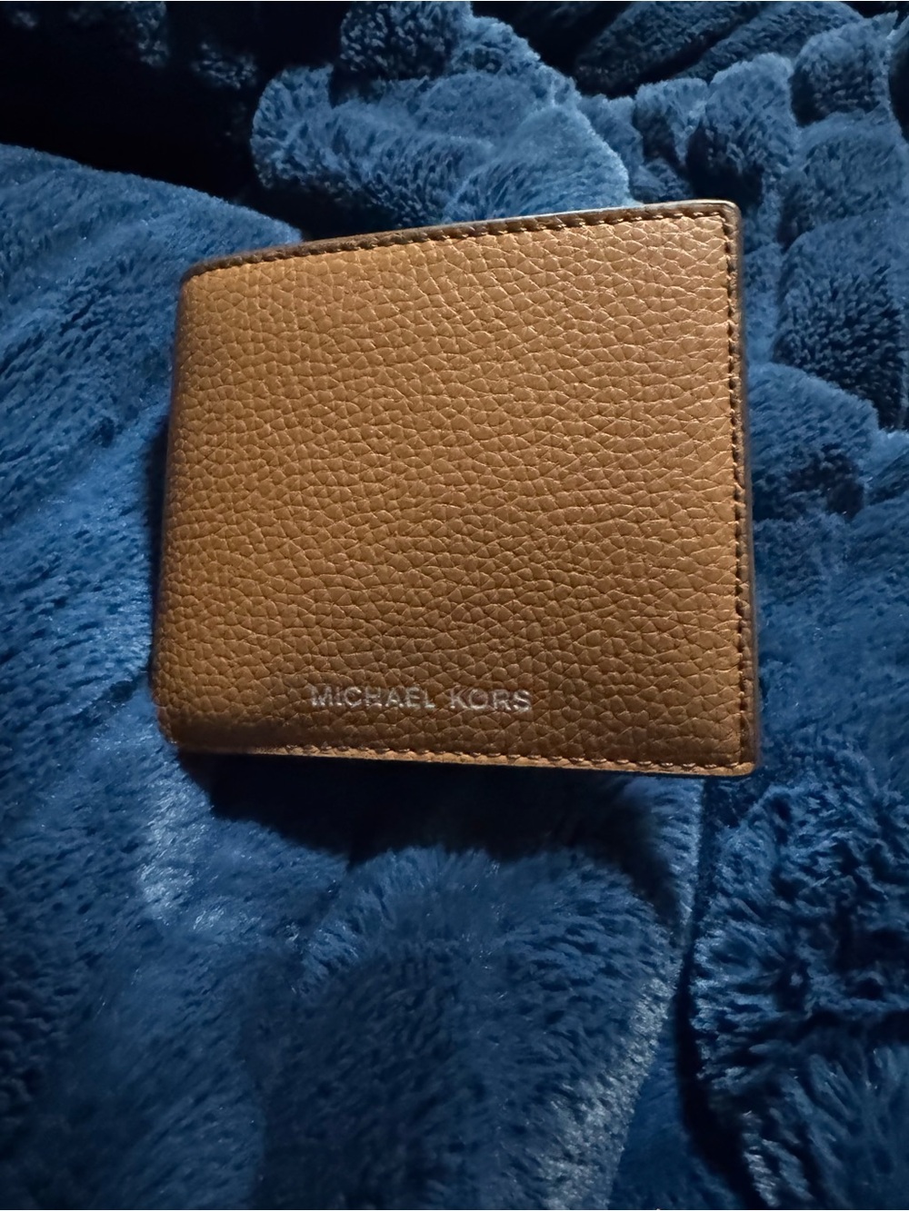 Michael Kors Men's Pebbled Leather Bifold Wallet - Tan